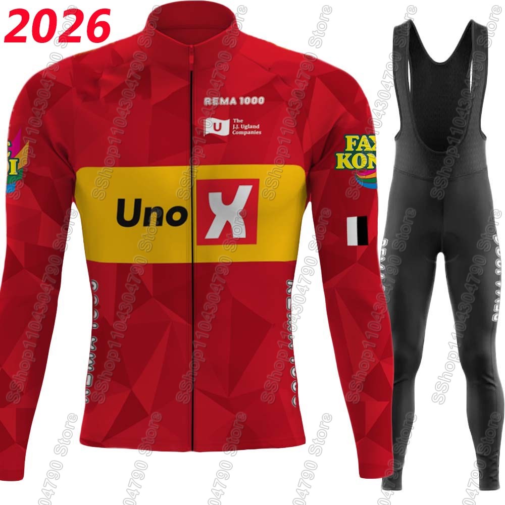 Cycling Bib Shorts - Uno X Pro team 2026 conjunto