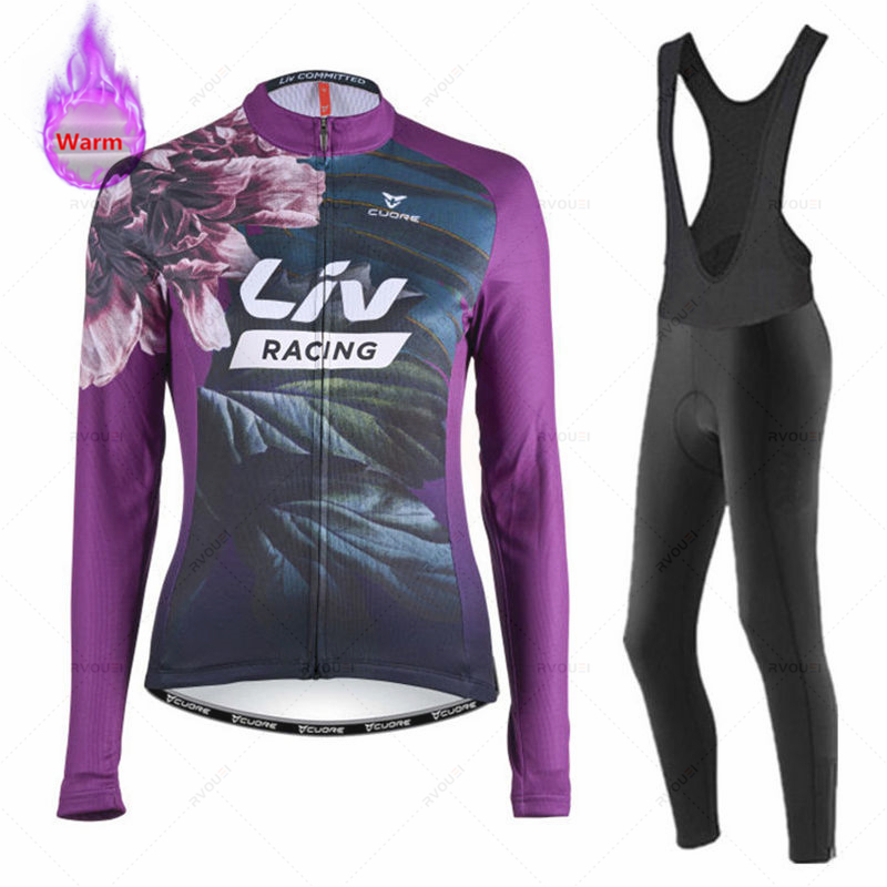 Cycling Gear Jersey - Liv-Conjunto de Bicicleta de invierno para